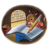 Illustration of Library Mouse by Daniel Kirk