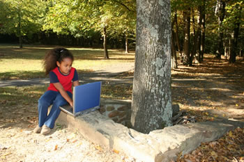 reading on computer